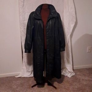 Vintage Vera Pelle Leather Coat